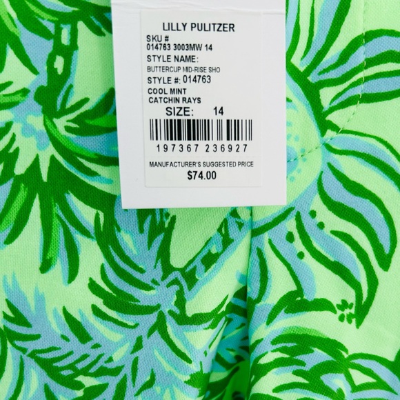 NWT Lilly Pulitzer Buttercup Shorts Sz 14 - Picture 2 of 6